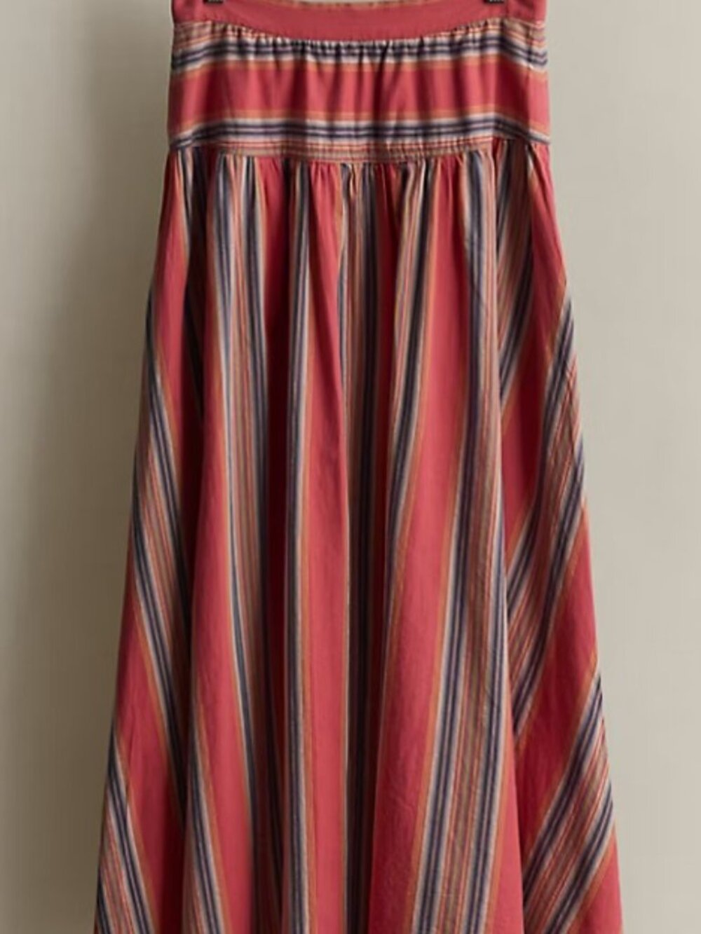 Ralph Lauren Vintage 1990 Striped Cotton Skirt - Picture 3 of 3